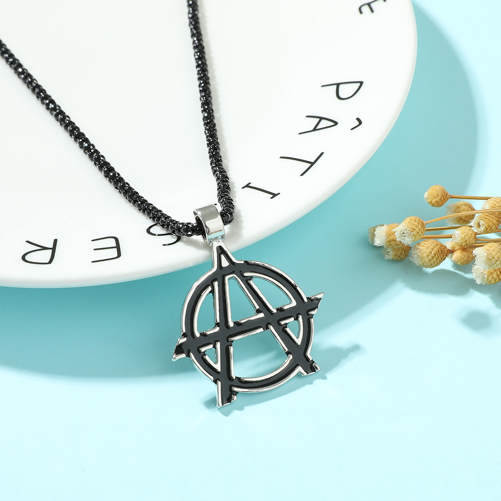 Men Accessories Pendant - 영화 어벤져스 심볼 레터 A 로고