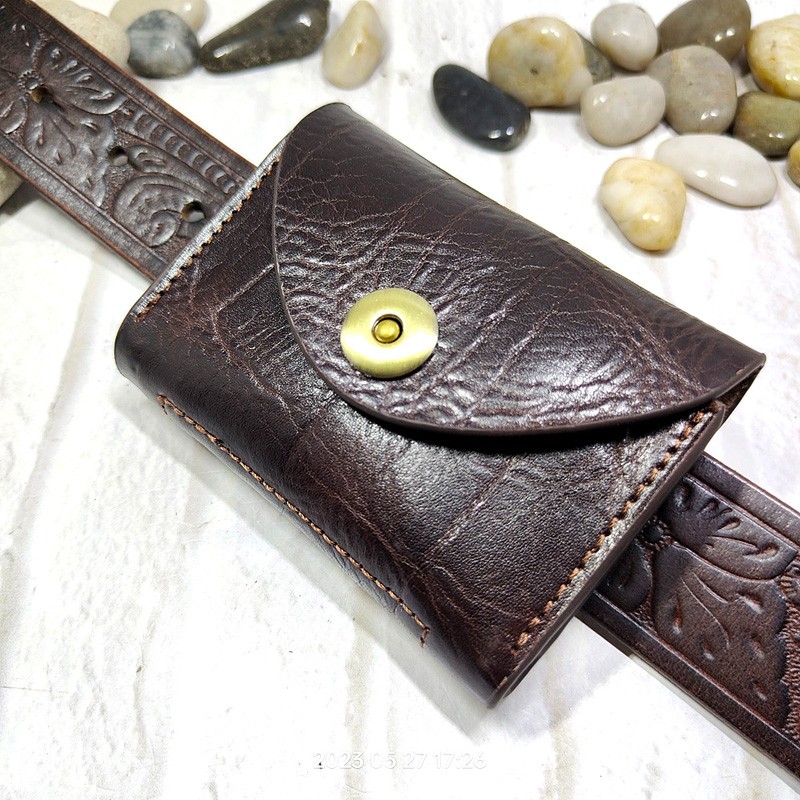 Men Accessories Pack - Blongk 미니 허리 가방, 얇은 벨트