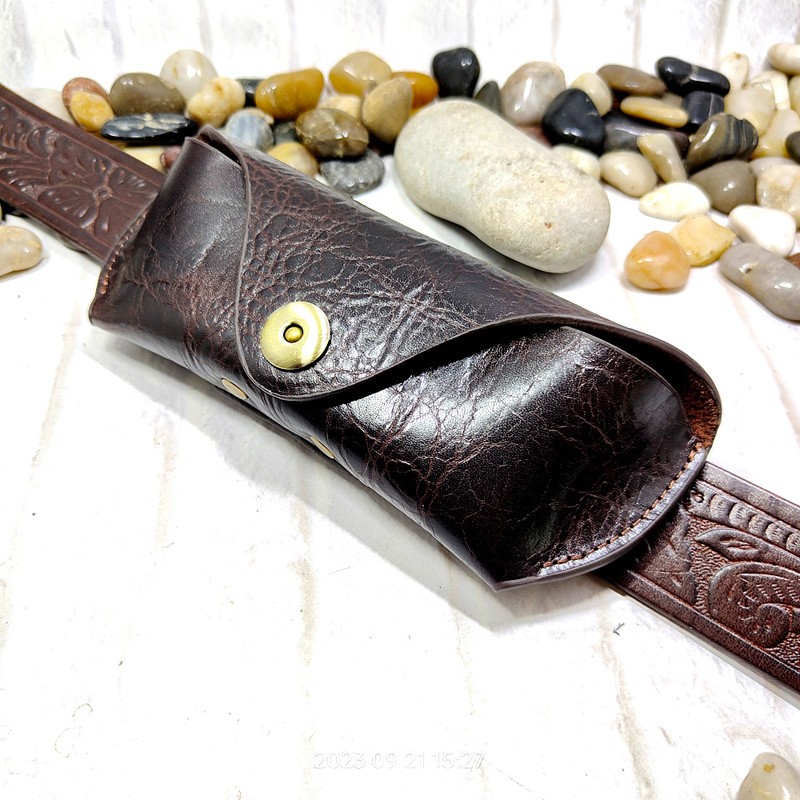 Men Accessories Pack - 정품 가죽 선글라스 상자 포켓 벨트