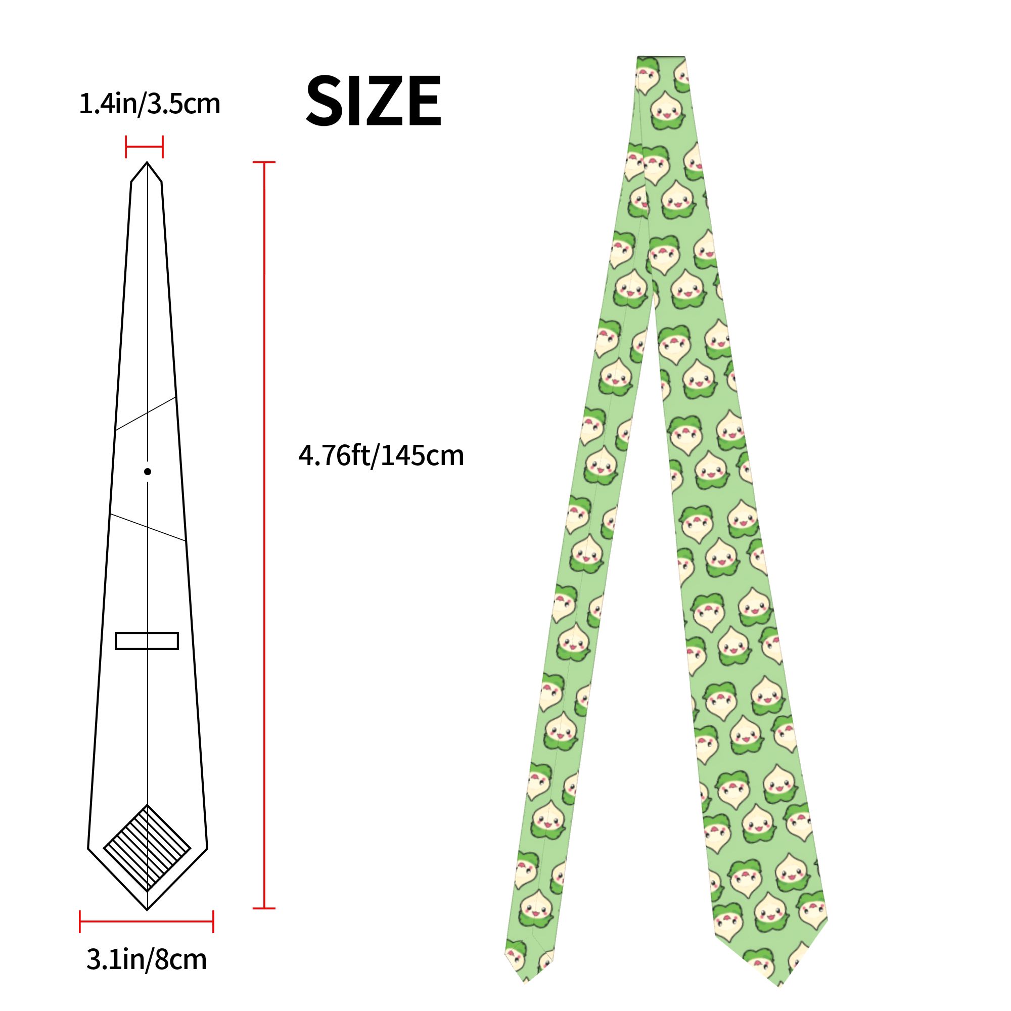 귀여운 Pachimaris 넥타이 남성용 8 cm 실크 - Men Accessories For Wedding 리뷰 및 가격