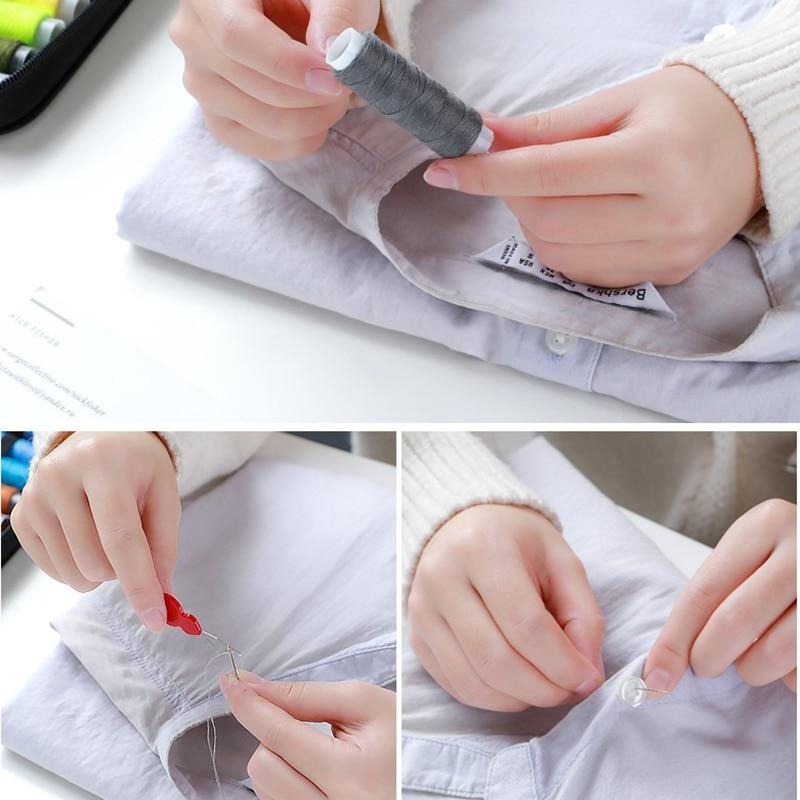 휴대용 재봉 키트 미니 여행 가정용 재봉 상자 세트,  - Men Accessories Kit Bag 리뷰 및 가격