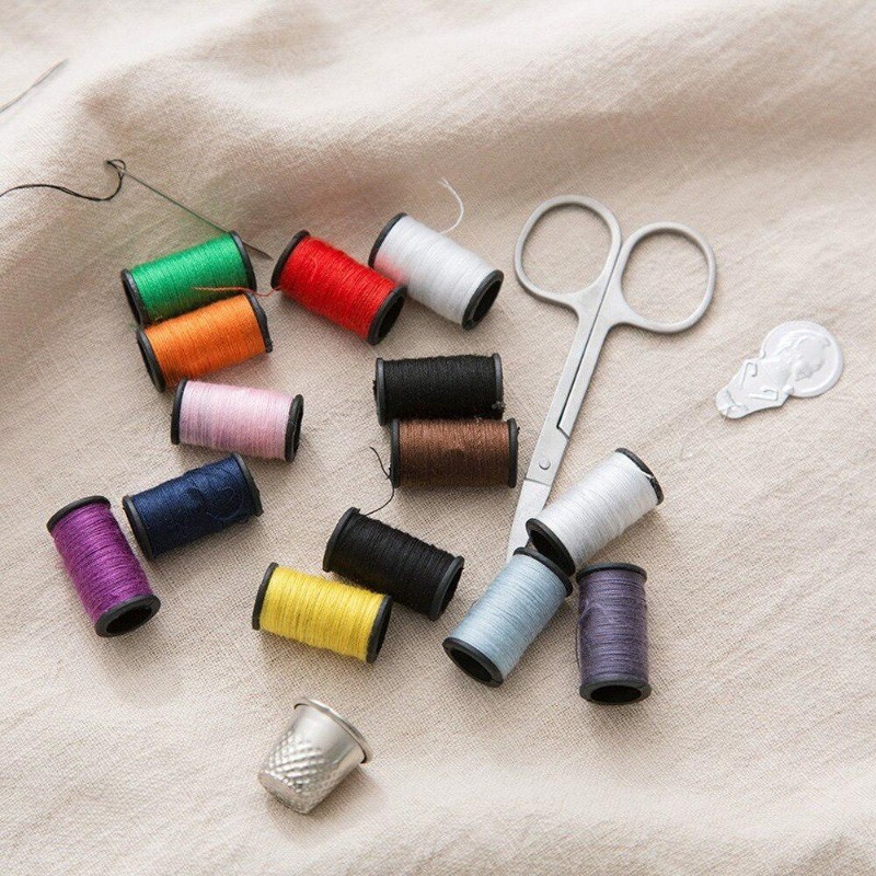 휴대용 재봉 키트 미니 여행 가정용 재봉 상자 세트,  - Men Accessories Kit Bag 리뷰 및 가격