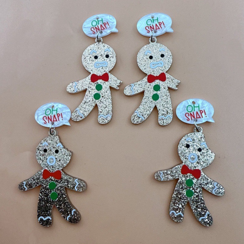 10개 귀여운 크리스마스 진저브레드맨 펜던트, DIY  - Men Accessories Pendant 리뷰 및 가격