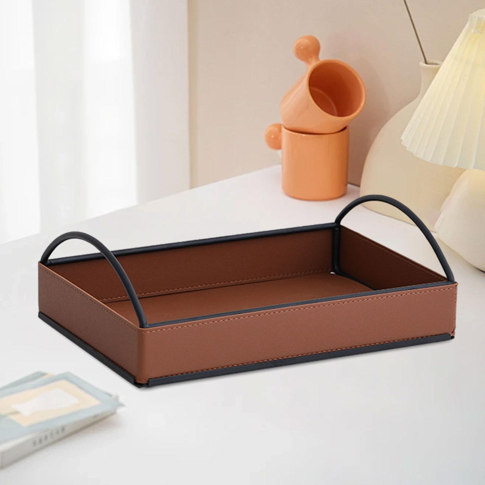 현대적인 PU 가죽 바렛 트레이 데스크 액세서리 홀더, - Men'S Accessories Organizer Tray 리뷰 및 가격