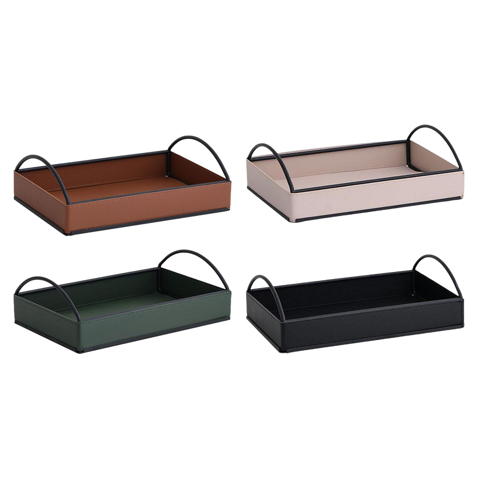 현대적인 PU 가죽 바렛 트레이 데스크 액세서리 홀더, - Men'S Accessories Organizer Tray 리뷰 및 가격
