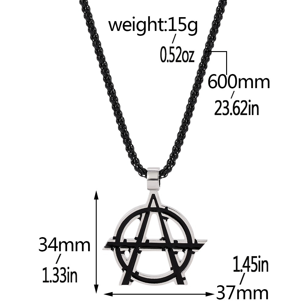 영화 어벤져스 심볼 레터 A 로고 목걸이 빈티지 무정부 - Men Accessories Pendant 리뷰 및 가격