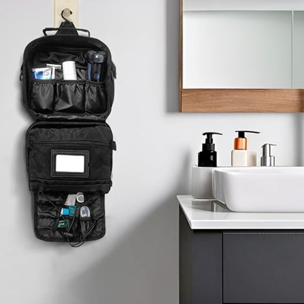 남성용 걸이식 세면도구 가방, 다용도 포켓 방수 여행용 - Men Accessories Kit Bag 리뷰 및 가격