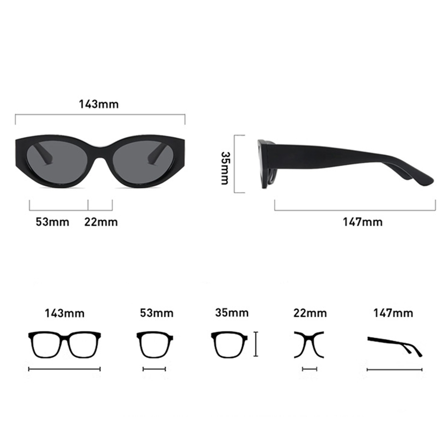 여성 남성 클래식 캣아이 편광 선글라스 고품질 프레임  - Men Accessories Brand 리뷰 및 가격