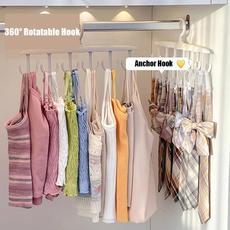 6 후크 여성 스토리지 브래지어 옷걸이 옷 랙 홈 옷장 - Men'S Accessories Wardrobe 리뷰 및 가격