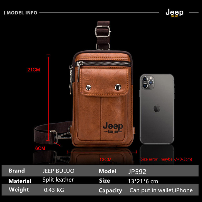 JEEP BULUO 소형 다기능 슬링 크로스 바디 백  - Men Accessories Pack 리뷰 및 가격