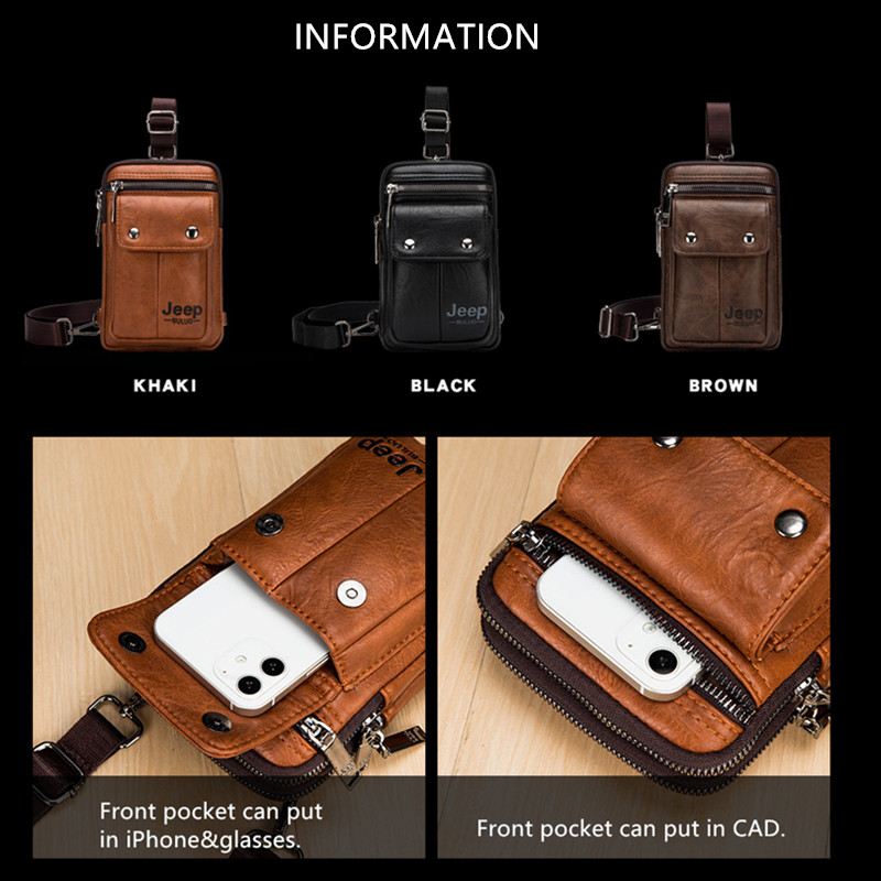 JEEP BULUO 소형 다기능 슬링 크로스 바디 백  - Men Accessories Pack 리뷰 및 가격