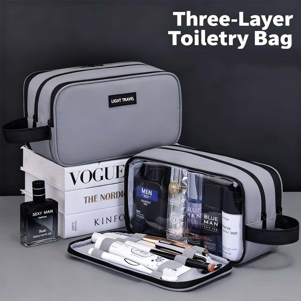 남성용 세면도구 가방 1개, 여행용 세면도구 정리함,  - Men Accessories Kit Bag 리뷰 및 가격